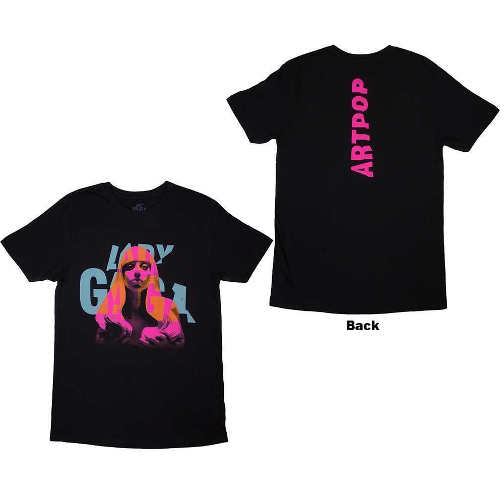 Lady Gaga Unisex T Shirt Artpop Cover Back Print 2 Sided